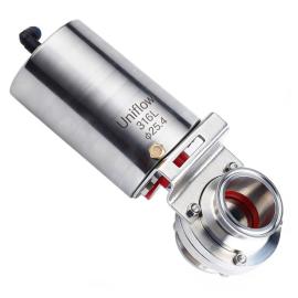 Pneumatic Tri-Clamp butterfly valve