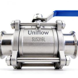 3 piece Tri-Clamp Ball valves