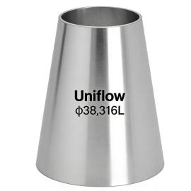 Hygienic Stainless steel reducer Plain end