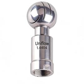 Hygienic Rotary Spray ball with Screwed end