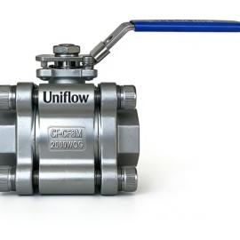 3-PC 2000WOG High Pressure Ball Valve