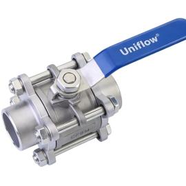3 pieces butt weld economic ball valve 