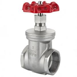 Stainless steel threaded gate valves