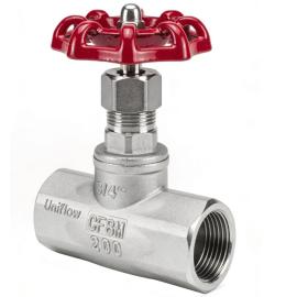  Stainless steel threaded globe valve 200WOG