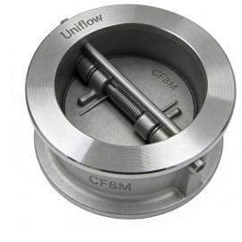 Stainless Steel Dual Plate Wafer Type Check Valve