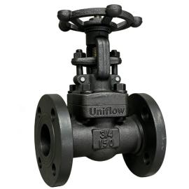 API 602 Forged steel  A350 Gr.LF2 Flanged gate valve with handwheel OS&Y  solid wedge