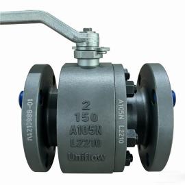 2-PC 150LBS ASME B16.34 Forged steel ASTM A105N Ball valve
