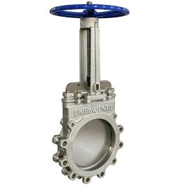 Stainless Steel 304 Corrosion-Resistant Metal seated Manual Knife Gate Valve