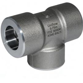ASME B16.11 A182 F5/F9/F11/F22/F91 Forged Alloy steel 3000LBS Socket Weld Tee