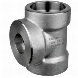 ASME B16.11 A182 F304/304L/316/316L/316Ti Forged Stainless steel 3000LBS Socket Weld Reducing Tee