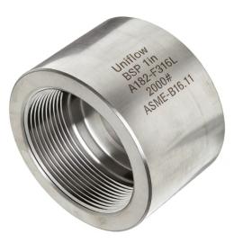 ASME B16.11 A182 F304/304L/316/316L/316Ti Forged Stainless steel 2000LBS NPT Thread End Cap