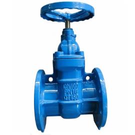 Oválisházú éktolózár öntöttvasból azbesztmentes tömítéssel