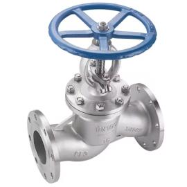 AISI304L Stainless steel flanged globe valve Type B1 sealing surface PN16