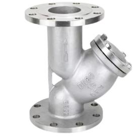 AISI304L Stainless steel flanged Y-strainer Type B1 sealing surface PN 16