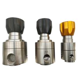 Stainless steel high pressure regulator for gas cylinder