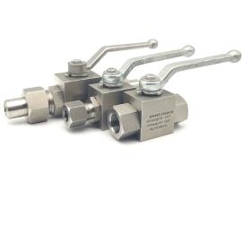 BKH series high pressure hydraulic ball valve stainless steel