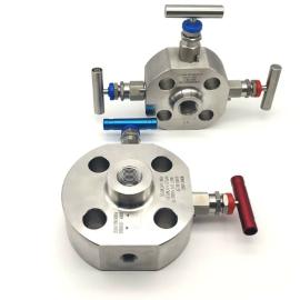 Stainless steel flanged instrument manifold sbb valve