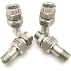 Gauge Swivel Adapter Stainless Steel