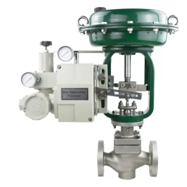 Pneumatic diaphragm single seat control valve