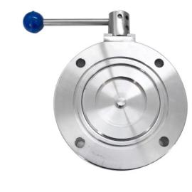 Manual High Vacuum Butterfly Valve Stainless Steel Carbon Steel GI Series Flanged